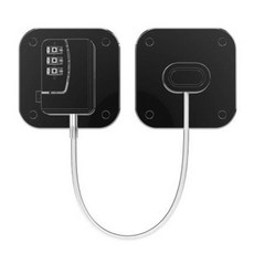 拉門用3位數密碼鎖 黑色, 1個