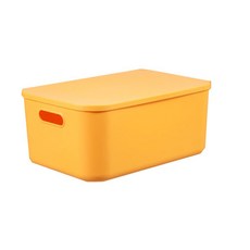 收納箱 16L, 1個, 黃色的