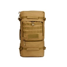 Modern Draw軍事大容量露營旅行用背包 40L, 淺褐色的