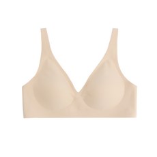 [쿠팡수입] 매끈 프리컷 슬림 V넥 퓨징 브라