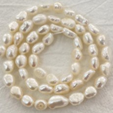 淡水珍珠珠珠工藝材料 6ml 米草, 象牙, 1個