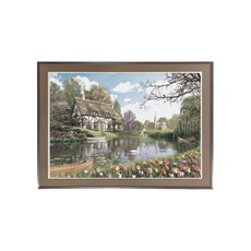 Chamberart 經典木質拼圖框架 1000 件, 核桃