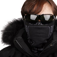 KATTUS 3D Max 多功能圍巾 FX8 2入, 黑色