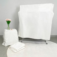 衣物防塵罩 象牙白色, 1組, 1組