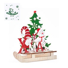 永恆 11000 聖誕雷射樹立體裝飾卡 H110-1, 聖誕老人和雪人, 1個