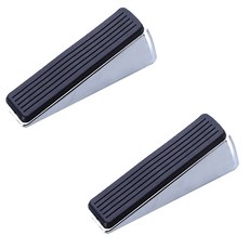 橡膠門擋 銀色, 2個