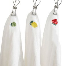 更乾淨刺繡紗布多功能清潔抹布 3種組, 3條