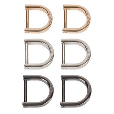 브랜드얀 D링 3종 세트, 골드 + 실버 + 흑니켈, 2세트