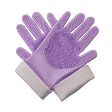 防刮矽膠橡膠手套, 13 紫色喀什米爾Plus, 1套