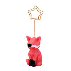 퀵살림 동물모양 사무실 데스크 명함 메모 홀더, 02 여우