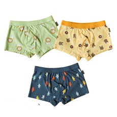 Daily Like 男孩 Daily 方形內褲 3 件套