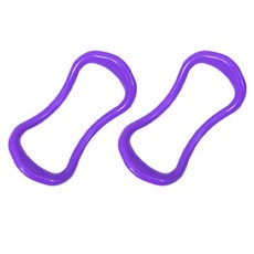 하드 요가링 종아리링 젠링 마사지링 2p, 퍼플