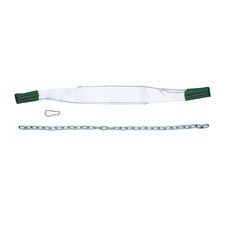 配重帶 100mm + 不銹鋼鏈 5mm + 不銹鋼 6mm 套組, D型