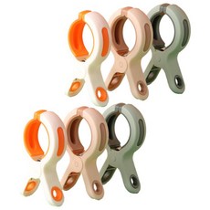 強力加大棉被曬衣夾, 混色, 6個