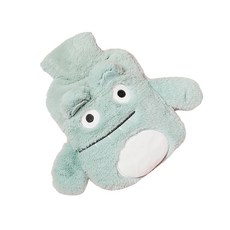 快速整理過冬可愛角色保暖熱水袋 06 淺綠色 青蛙, 1個