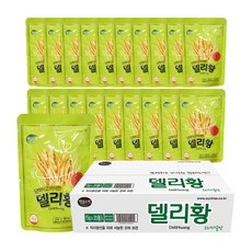 바다소리 델리황 담백하고 바삭한 황태스낵 오리지널맛, 15g, 20개