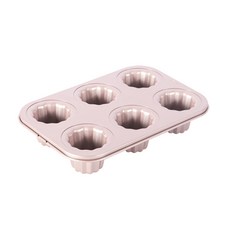 CHEFMADE 學廚 可麗露模具 6連 WK9864, 1個