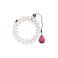 NEOFEEL 19節智能呼拉圈, 1.46公斤, 白色的