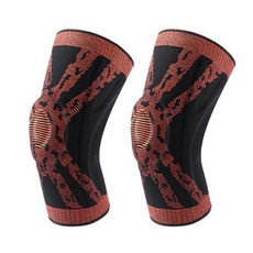 허니키니 압박 스프링 무릎보호대 오렌지, 2개