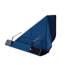 Aliolla 小巧輕便布質書墊 Wadiz版 閱讀架, 栗藍色