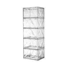 Avenue Goods透明鞋子收納盒 五層, 1個