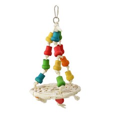 리프패럿 레인보우 흔들 방석 의자, 혼합색상, 1개