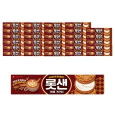 LOTTE 樂天 夾心餅乾 咖啡口味, 102g, 30盒