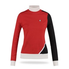 KIM YOUNG JOO SPORTS 女款 Lux Golf 拼色防風針織套頭衫 LB1W801W