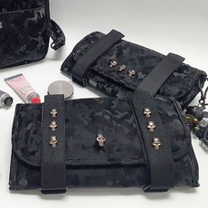 MISTAR GOLF 男士骷髏頭7鉚釘高爾夫球車袋 MISTAR16, 黑色鉚釘, 1個