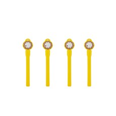 MONACO OLIVE 棗展示袋密封夾大號, 隨機發貨, 4個