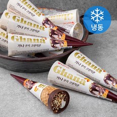 롯데제과 가나 쿠키 크런치콘 아이스크림 (냉동), 170ml, 1개입, 12개