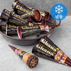 롯데제과 가나 크런치 아몬드콘 아이스크림 (냉동), 170ml, 1개입, 12개