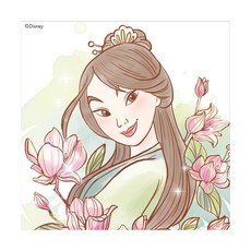 迪士尼公主DIY鑽石畫組 20*20cm, 木蘭, 1組