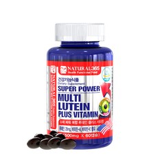 葉黃素維生素膠囊 30g, 60顆, 1罐