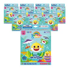 핑크퐁 아기상어 클레이 + 접기 색종이 8세트, 1개, 혼합색상