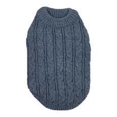 Dogray 狗狗麻花針織毛衣, 藍色