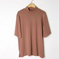 Rena短袖高領T恤