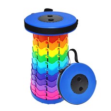 COMMANDO 彩虹折疊椅 C型, 藍色, 1個