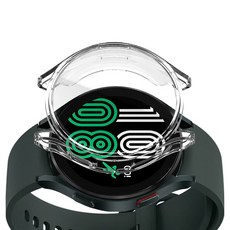 꼰대마켓 클리어 PC 하드 스마트워치 케이스 44mm, 투명