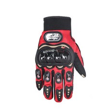 PRO-BIKER Touch屏幕自行車乘坐公路運動套組, 紅色