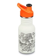 klean kanteen 兒童經典窄口不鏽鋼保溫瓶, 老虎款(TG), 355毫升