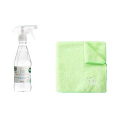 Trio Original水梨醋玻璃清潔劑+清潔用毛巾組, 1套