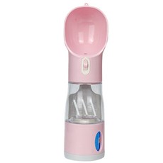 DING DONG PET 寵物多合一多功能水瓶, 粉紅色, 1個