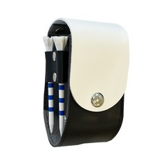 高爾夫PU球袋, 白色, 1個