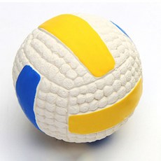 JW Traders 狗狗乳膠嗶嗶玩具球 S, 1個, 排球