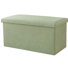 마음이음마켓 수납물품 캔버스 스툴 수납함 176L 110 x 40 x 40 cm, 그린