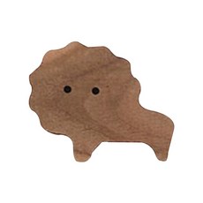 33C 동물농장 후크 06 호두사자, 혼합색상, 1개