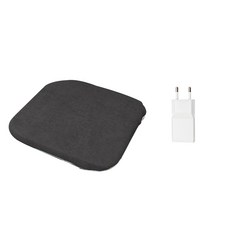 DAEHAN 便攜3段溫控遙控器USB單人電熱坐墊 DH-HEAT+USB充電器 5.0V 2.0A, 靠墊（40 x 40 厘米）, 黑色