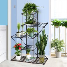 애비뉴굿즈 화분받침대 4그리드 4코너스탠드, 4단