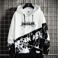 Get It Blue男款毛衣羊毛潮流黑色休閒時尚連帽T